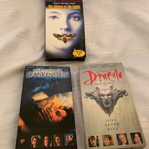 Set of 3 VHS Tapes